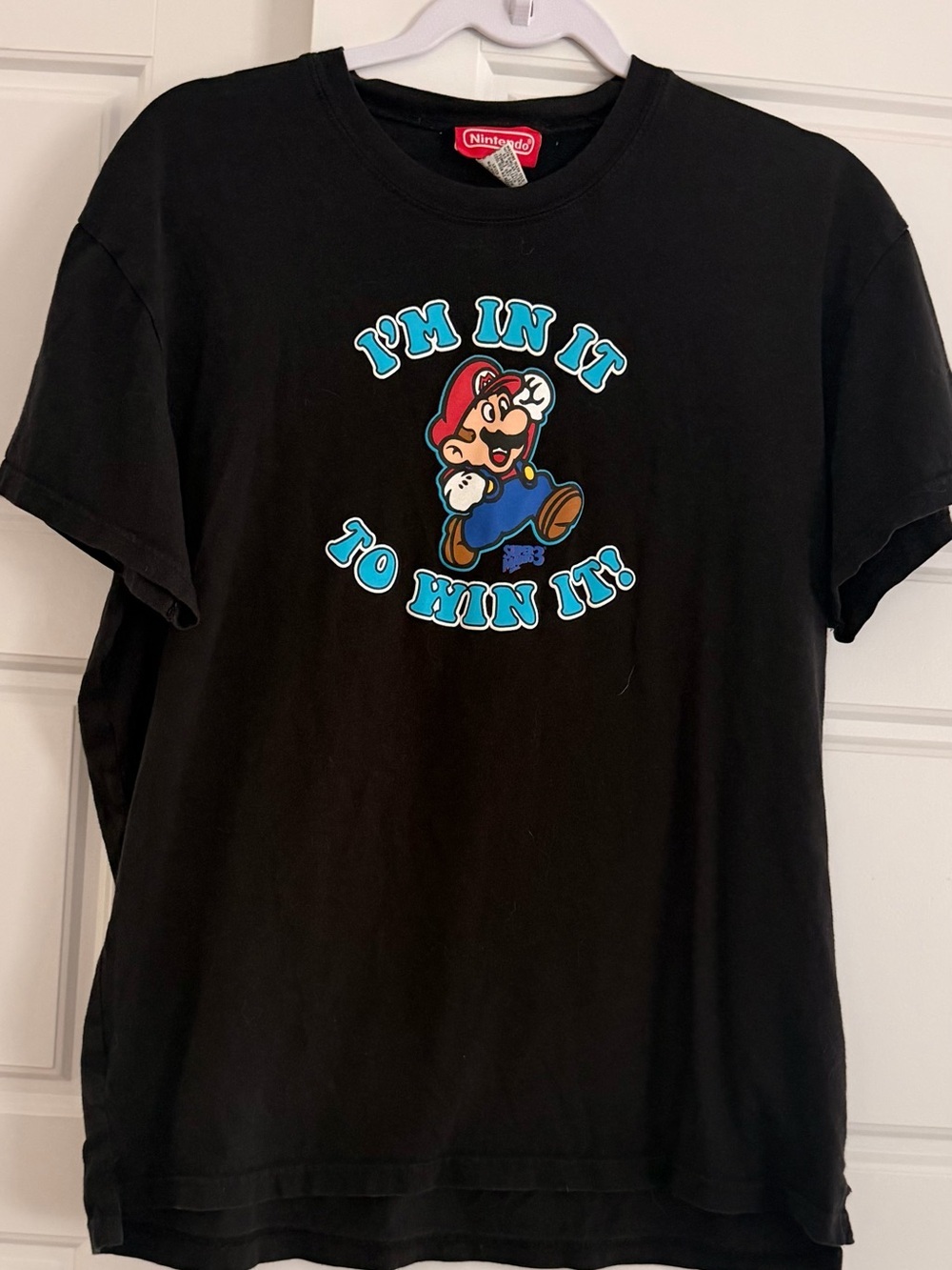 Vintage Nintendo Super Mario 'I'm In It to Win It' tee